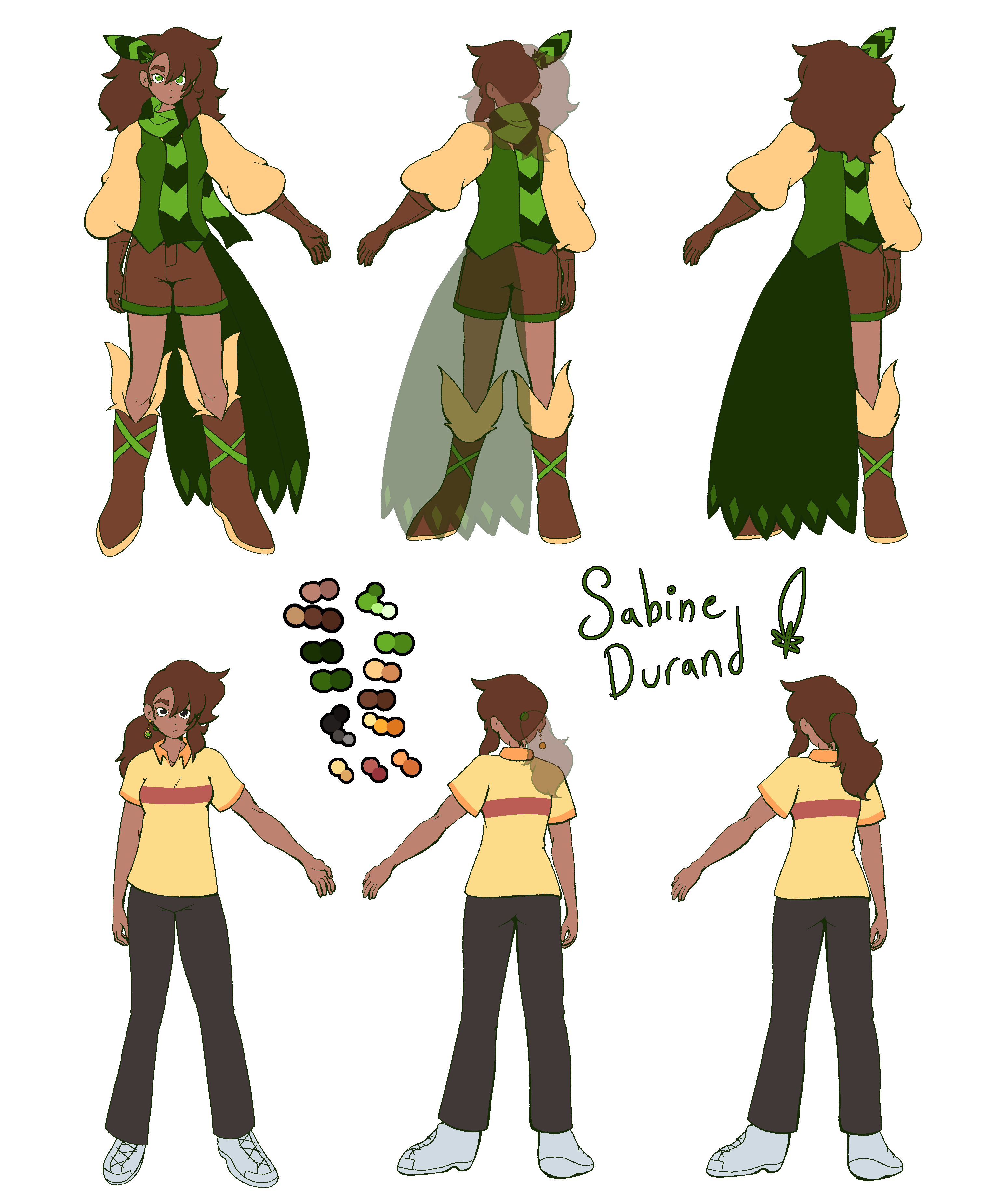 Sabine character sheet